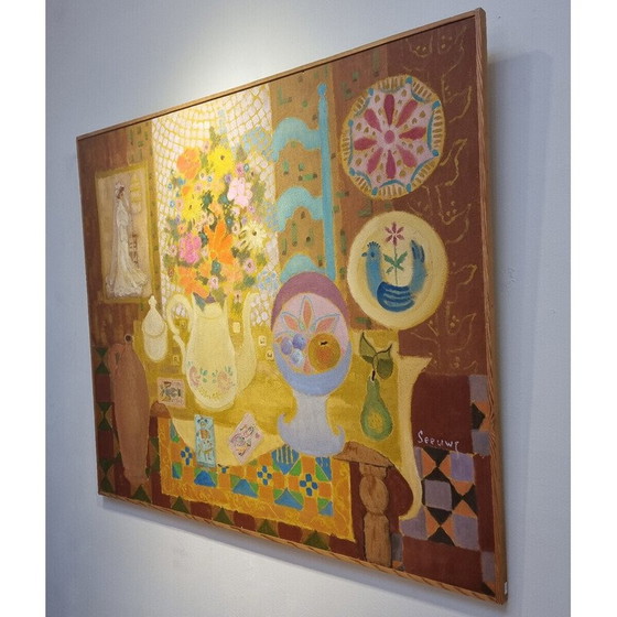 Image 1 of Vintage schilderij van Jos Seeuws, België 1970
