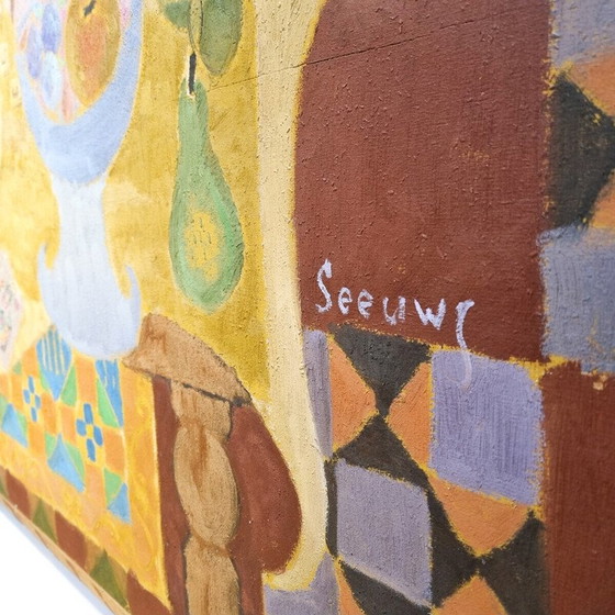 Image 1 of Vintage schilderij van Jos Seeuws, België 1970