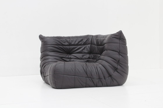 Image 1 of Togo Ligne Roset Leren Hoek Fauteuil