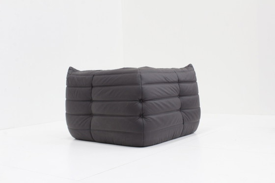 Image 1 of Togo Ligne Roset Leren Hoek Fauteuil