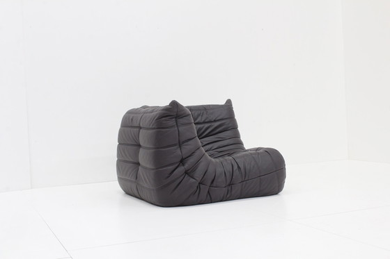 Image 1 of Togo Ligne Roset Leren Hoek Fauteuil