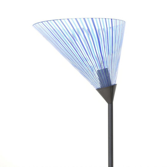 Image 1 of Vloerlamp met glazen voet en diffuser van Carlo Bartoli voor Antonangeli, 1980