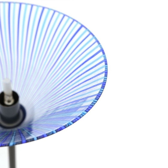 Image 1 of Vloerlamp met glazen voet en diffuser van Carlo Bartoli voor Antonangeli, 1980