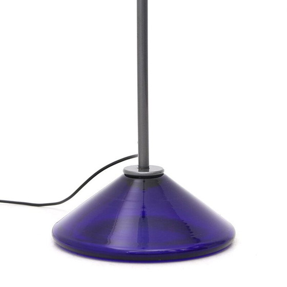 Image 1 of Vloerlamp met glazen voet en diffuser van Carlo Bartoli voor Antonangeli, 1980