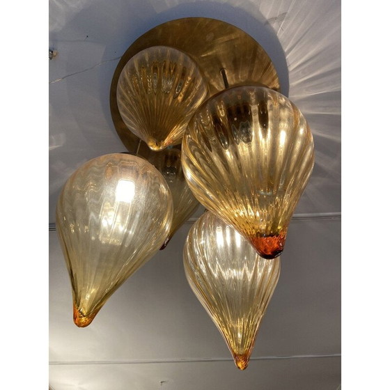 Image 1 of Vintage kroonluchter in Murano glas Venini