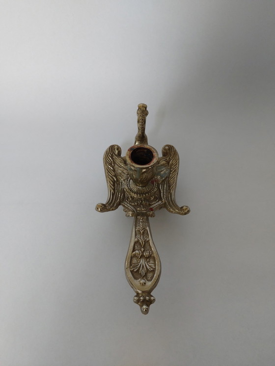 Image 1 of Peacock candle holder