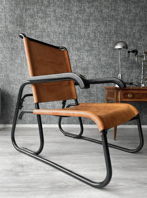 Zeldzame Bauhaus fauteuil uit het midden van de eeuw, Ca30S