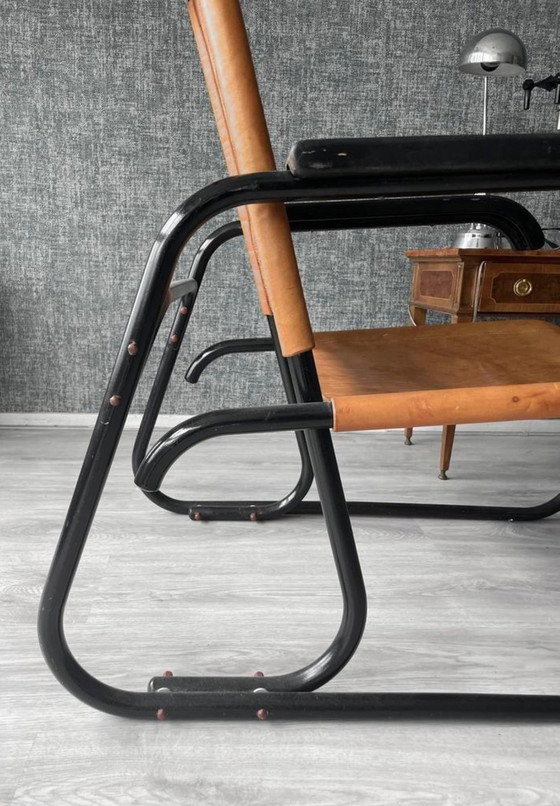 Image 1 of Zeldzame Bauhaus fauteuil uit het midden van de eeuw, Ca30S