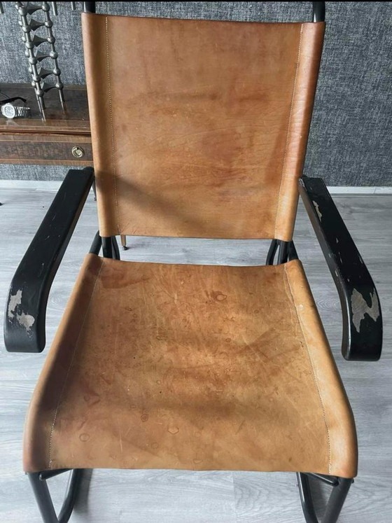 Image 1 of Zeldzame Bauhaus fauteuil uit het midden van de eeuw, Ca30S