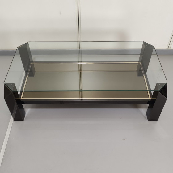 Image 1 of Belgo Chrome zwarte salontafel