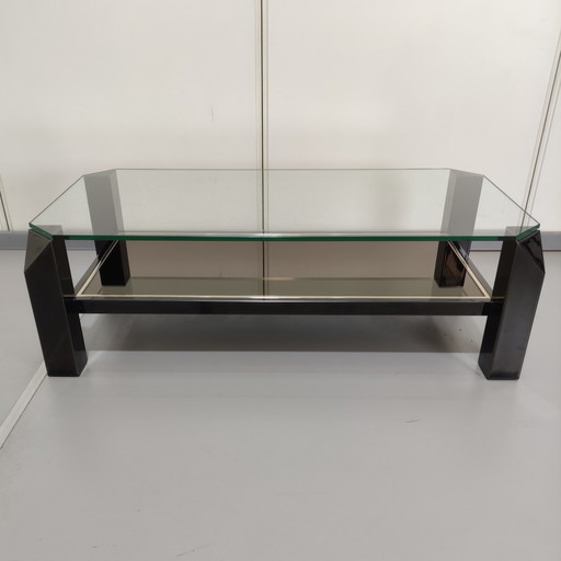 Belgo Chrome zwarte salontafel