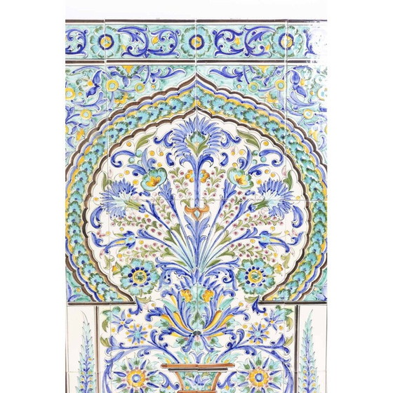 Image 1 of Vintage wandpaneel "Azulejos" in aardewerk, 1987