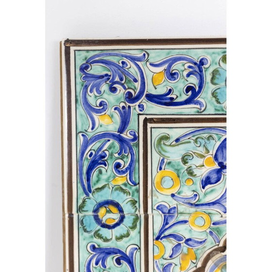 Image 1 of Vintage wandpaneel "Azulejos" in aardewerk, 1987