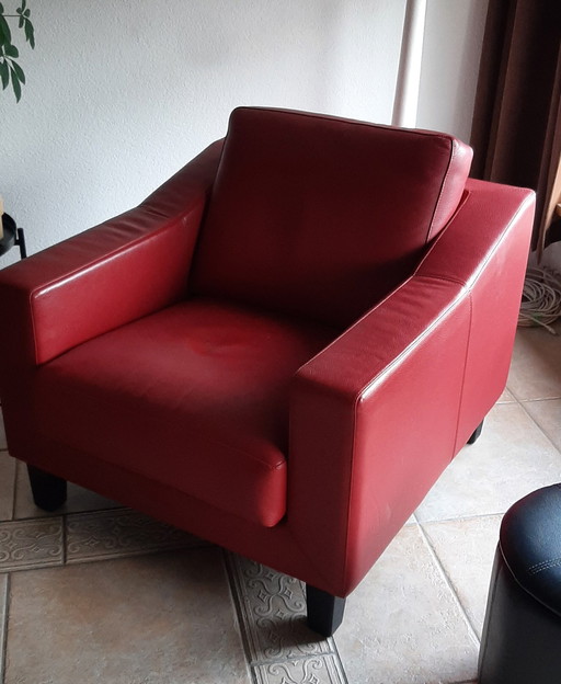 Leolux Fauteuil Antonia Helderrood