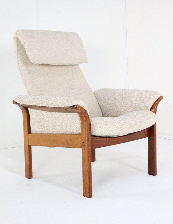 Image 1 of G-Möbel Relax Fauteuil Stoel 'Stockholm' New Upholstery Vintage