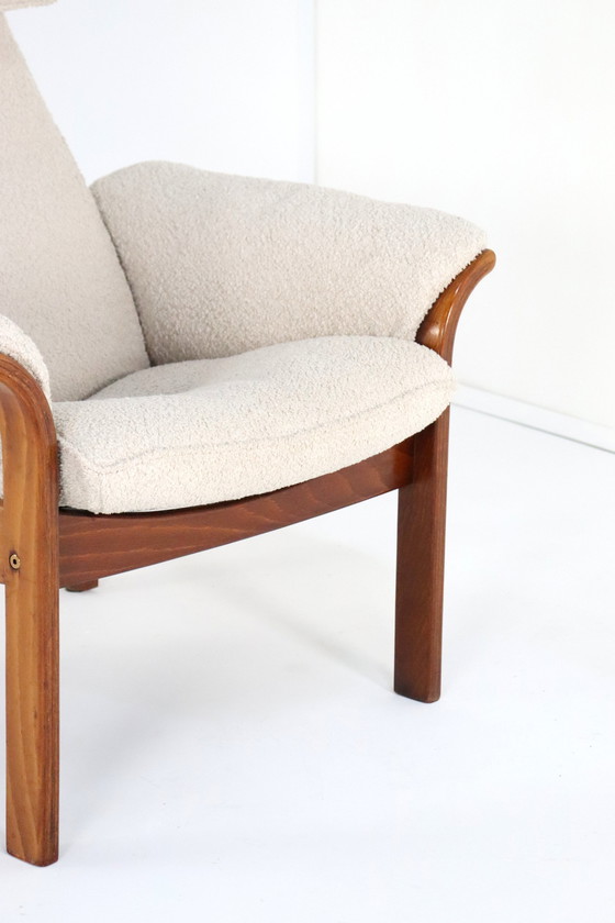 Image 1 of G-Möbel Relax Fauteuil Stoel 'Stockholm' New Upholstery Vintage