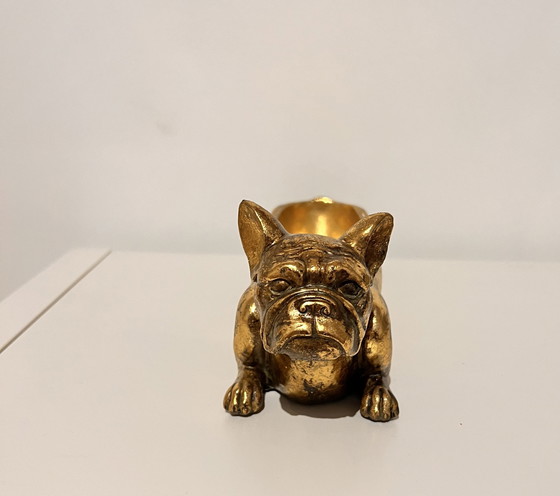Image 1 of Gouden Bulldog Decoratieschaal