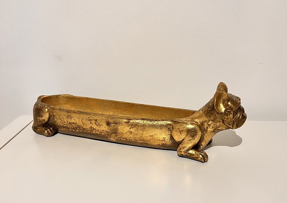 Image 1 of Gouden Bulldog Decoratieschaal
