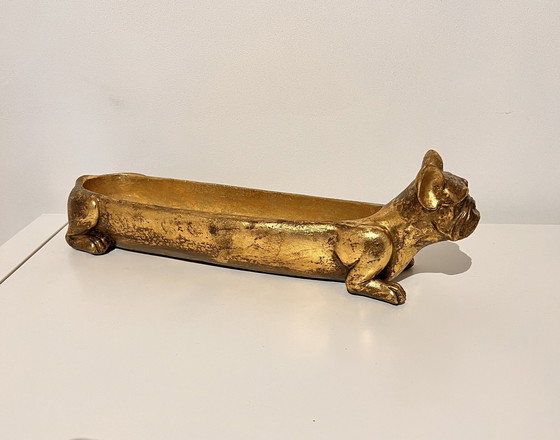 Image 1 of Gouden Bulldog Decoratieschaal