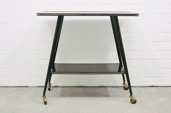 Image 1 of Zwart & Gouden Vintage Trolley