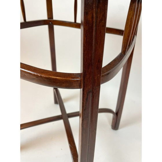 Image 1 of Vintage tafel op voet door Jacob en Josef Kohn voor Gustav Siegel