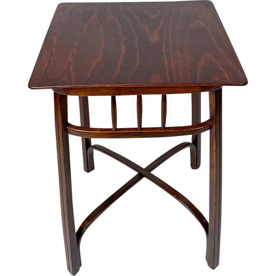 Image 1 of Vintage tafel op voet door Jacob en Josef Kohn voor Gustav Siegel