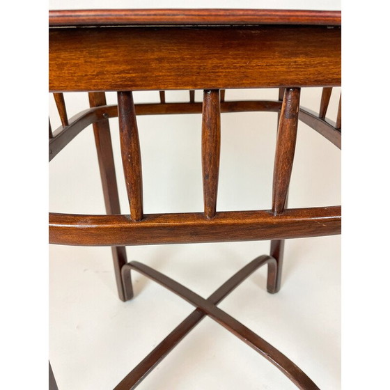 Image 1 of Vintage tafel op voet door Jacob en Josef Kohn voor Gustav Siegel