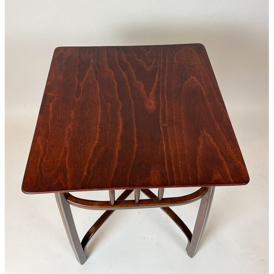 Image 1 of Vintage tafel op voet door Jacob en Josef Kohn voor Gustav Siegel