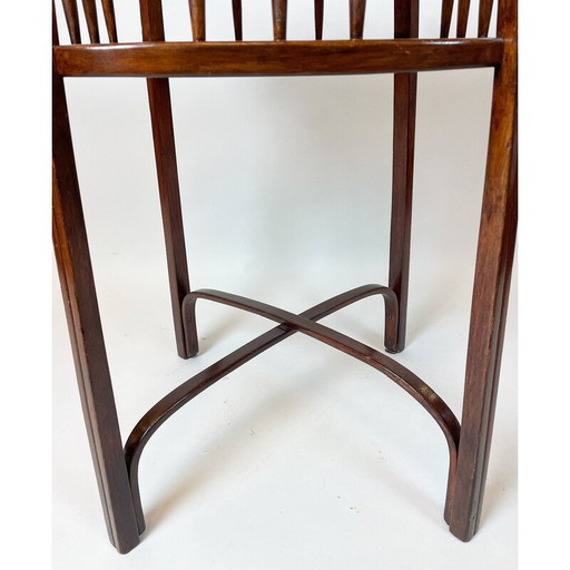 Vintage tafel op voet door Jacob en Josef Kohn voor Gustav Siegel