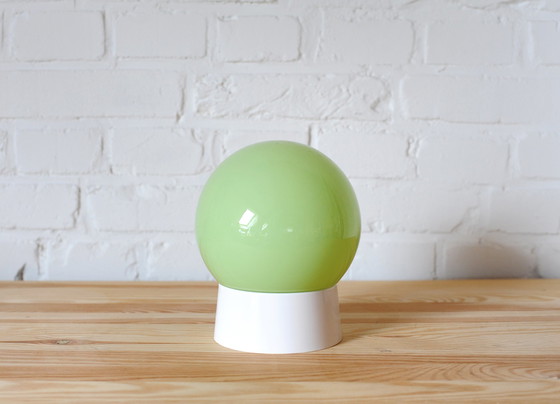 Image 1 of Groene plafondlamp art deco stijl