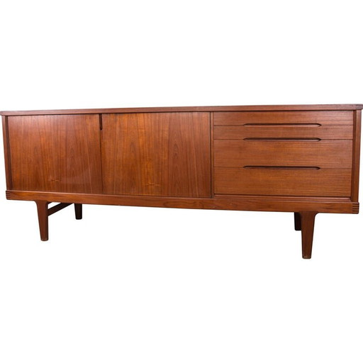 Vintage teakhouten dressoir van Henning Kjaernulf voor Vejle Stole, Denemarken 1960