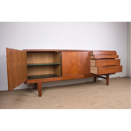 Image 1 of Vintage teakhouten dressoir van Henning Kjaernulf voor Vejle Stole, Denemarken 1960