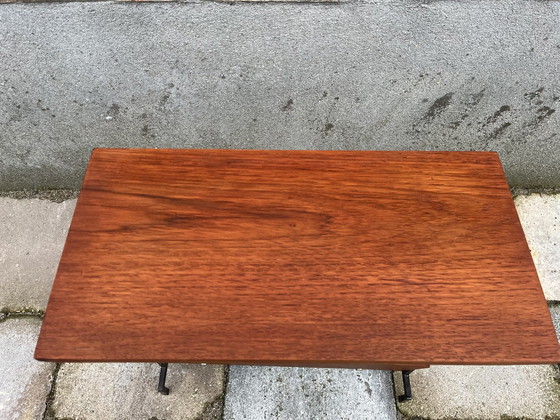 Image 1 of Mid Century Koffie Tafel Krantenbak