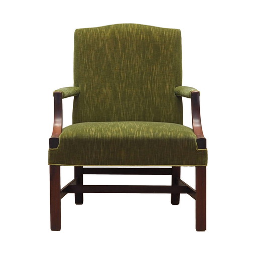 Mahoniehouten fauteuil, Deens ontwerp, 1970S, Productie: Denemarken