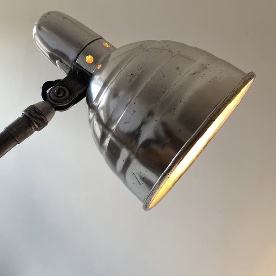 Image 1 of Antieke Solere industriële wandlamp met contragewicht