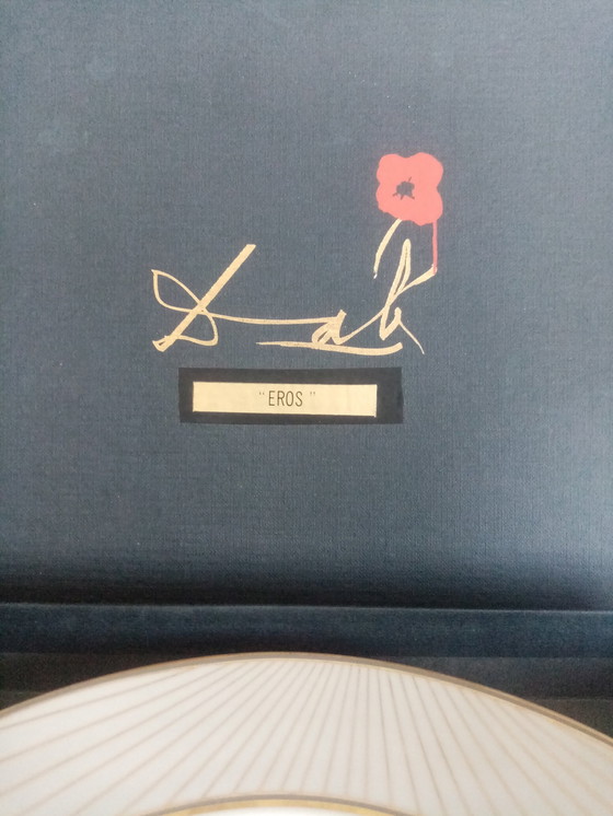 Image 1 of Designplaat "Eros" genummerd 1640 van Salvador Dali 90s