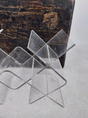 1 x plexiglas wijnrek voor 9 flessen 