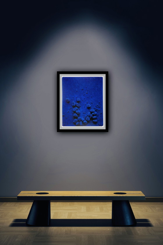 Image 1 of Yves Klein: “Relief Eponge Bleu: Re19, 1958”.