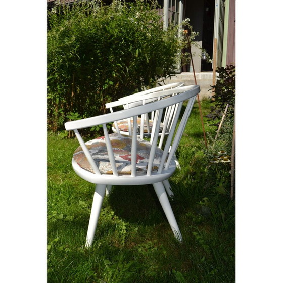 Image 1 of Paar vintage Model Arka fauteuils van Yngve Ekström voor Stolab 1950