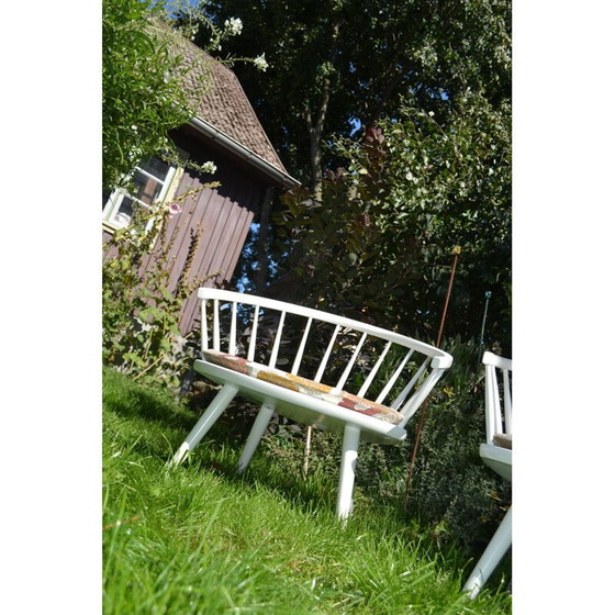 Image 1 of Paar vintage Model Arka fauteuils van Yngve Ekström voor Stolab 1950