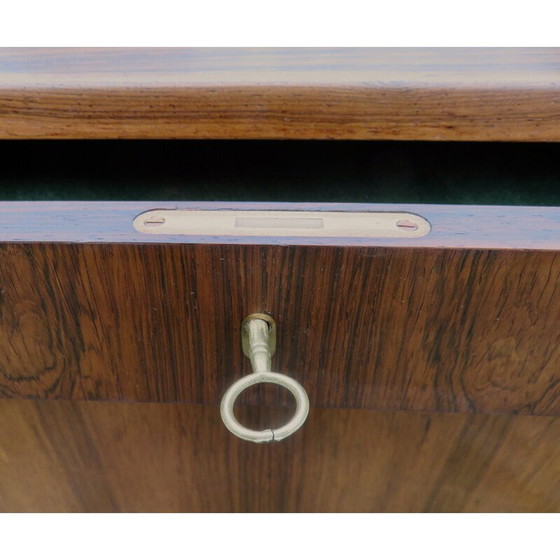 Image 1 of Vintage palissander highboard met laden, Denemarken 1960