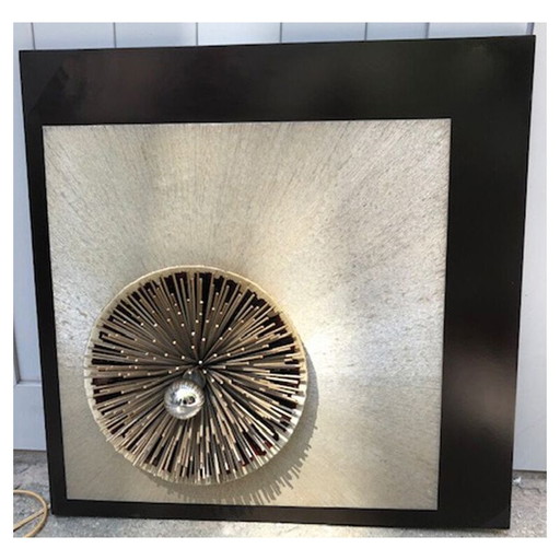 Vintage wandlamp en sculptuur "Radiale" van Otello Ciulinni, jaren 1975