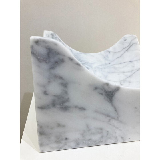 Image 1 of Marmeren schaal "Paros L" van Enzo Mari, 1964