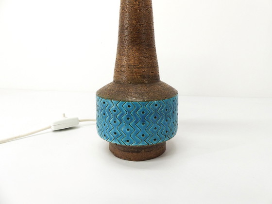 Image 1 of Asea Scandinavische Keramische Lamp Aldo Londi 1960