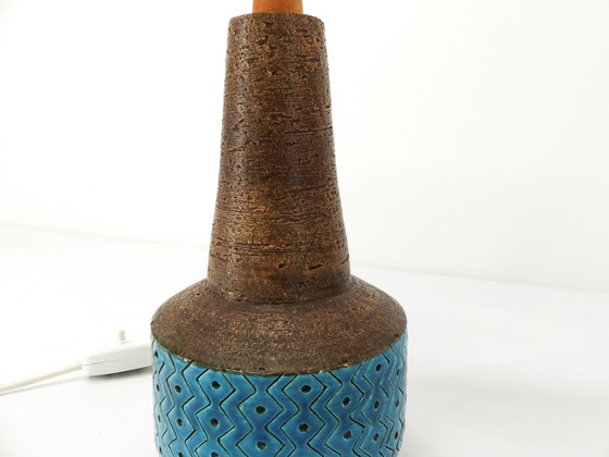 Image 1 of Asea Scandinavische Keramische Lamp Aldo Londi 1960