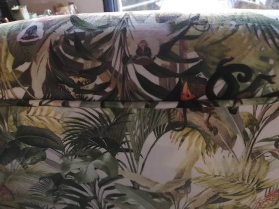 Image 1 of 2x Vintage Jungle Stoelen