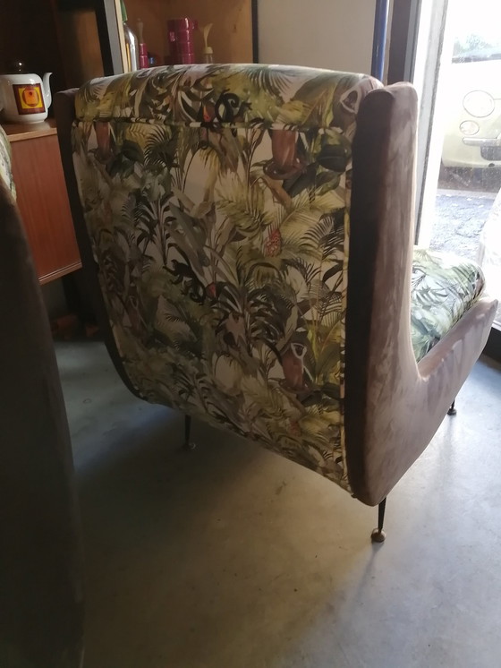 Image 1 of 2x Vintage Jungle Stoelen