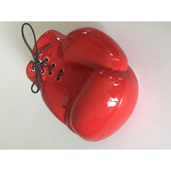 Image 1 of Vintage bokshandschoen van keramiek door Jc Peiré