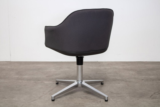 Image 1 of 2x Vitra Softshell stoel - Antraciet