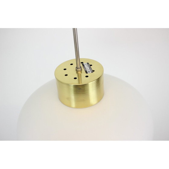 Image 1 of Glazen kroonluchter uit Mid Century van Kamenicky Senov, Tsjecho-Slowakije 1970